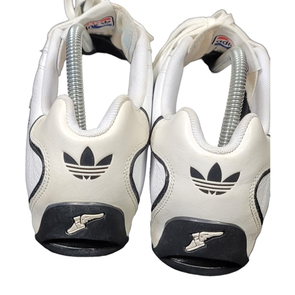 Adidas Racing Team Good Year Vintage Black White Mens Sz 8.5 Driving Race SB0 - Picture 9 of 9